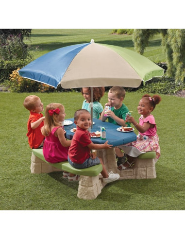 STEP2 Stół Piknikowy z Parasolem