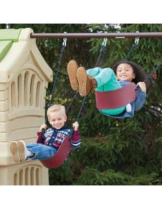 Step 2 Wieża z Huśtawkami Plac Zabaw zjeżdżalnia 2