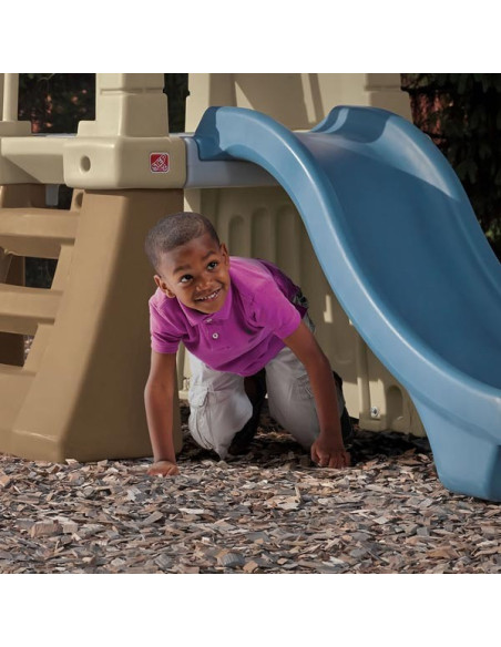 Step 2 Wieża z Huśtawkami Plac Zabaw zjeżdżalnia