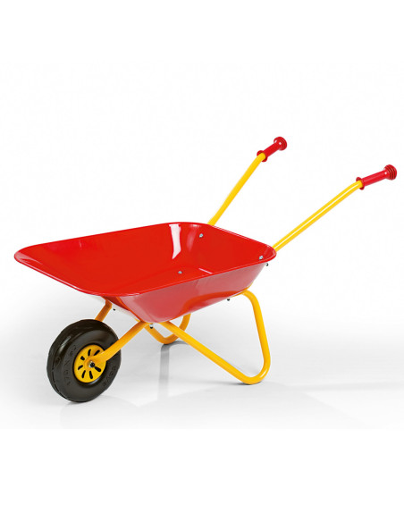 Taczka dla dzieci czerwona metalowa Rolly Toys
