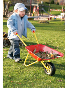 Taczka dla dzieci czerwona metalowa Rolly Toys 2