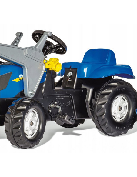 Rolly Toys rollyKid-X New Holland rollyKid Traktor z łyżką i przyczepką Niebieski