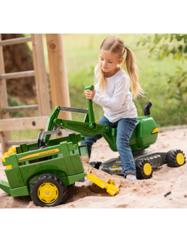 ROLLY TOYS Koparka samobieżna John Deere