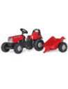 Rolly Toys traktor na pedały Case Kid z przyczepką