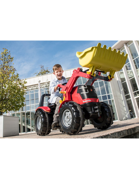 Rolly Toys Wielki Traktor X-Track z Łyżką Ciche Koła PREMIUM