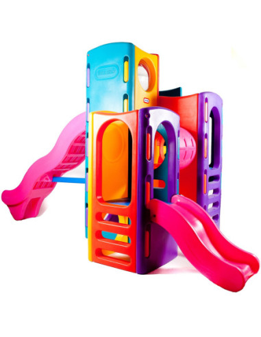 Little Tikes Wielki Plac Zabaw Małpi Gaj ze Zjeżdżalniami