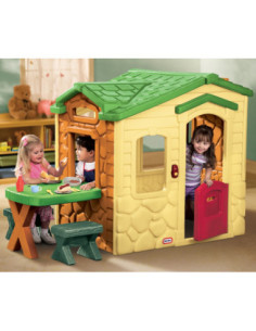 Little Tikes Domek Piknikowy z Patio i magicznym dzwonkiem - naturalny 2
