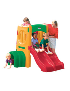 Małpi gaj z podwójną zjeżdżalnią Little Tikes