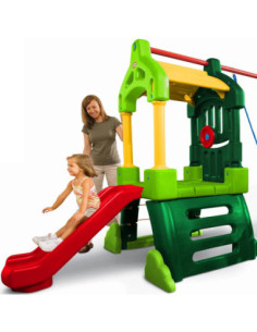 Plac zabaw Little Tikes Clubhouse Zjeżdżalnia Huśtawka 2