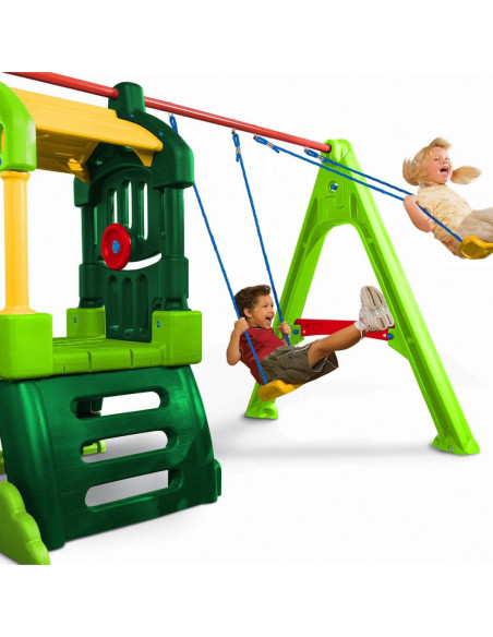 Plac zabaw Little Tikes Clubhouse Zjeżdżalnia Huśtawka