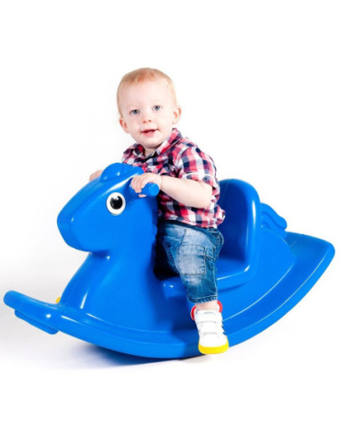 Little tikes Koń na biegunach niebieski