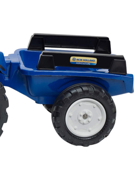 FALK Duży Traktor z przyczepką New Holland