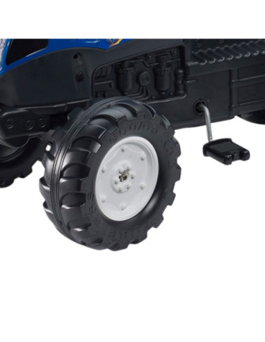 FALK Duży Traktor z przyczepką New Holland