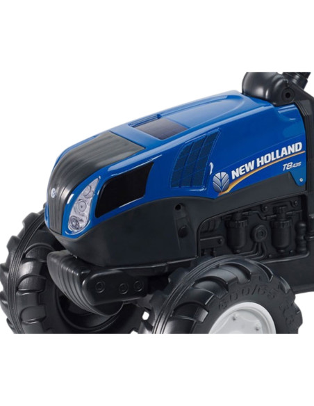 FALK Duży Traktor z przyczepką New Holland