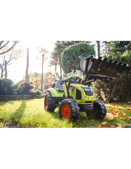 FALK Ogromny  traktor CLAAS AXOS z Przyczepą