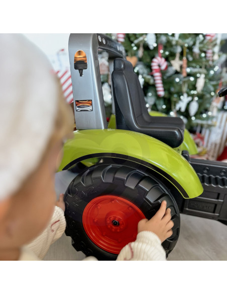 FALK DUŻY Traktor na Pedały CLAAS Przyczepa