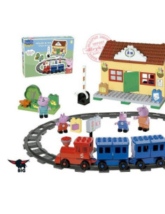 Big Klocki Świnka Peppa Duży Dworzec Kolejowy 95 elem. z Figurkami Reklama TV 2