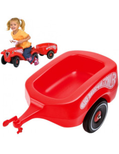 BIG Przyczepka do jeździka Bobby Car czerwona