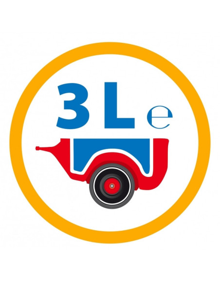 BIG Przyczepka do jeździka Bobby Car czerwona