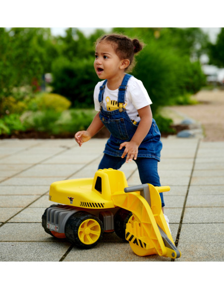 Big Maxi Koparka Jeździk ciche koła