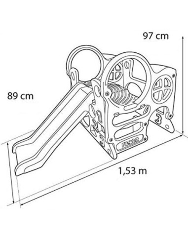FEBER Plac zabaw Activity Center ze zjeżdżalnią