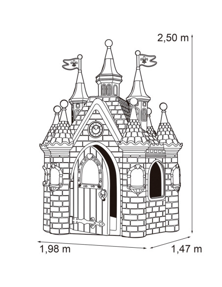 FEBER Ogromny pałac księżniczki Super Palace