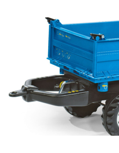 Rolly Toys rollyTrailer Przyczepa wywrotka Mega Trailer niebieska