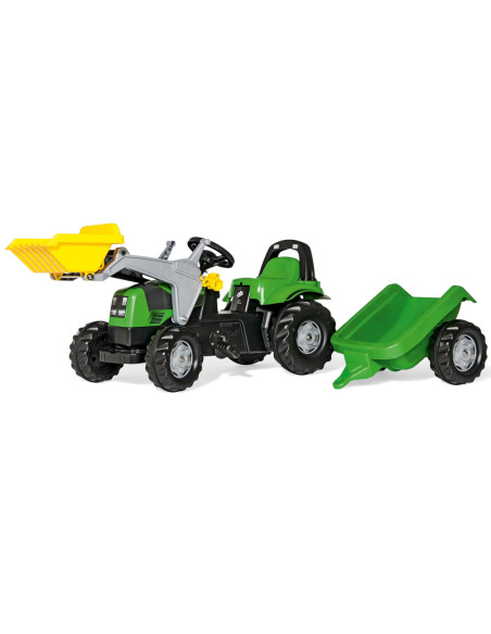 Traktor Rolly Toys Deutz-Fahr Kid z przyczepką
