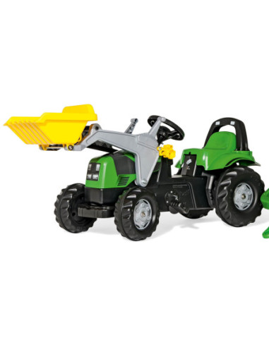Traktor Rolly Toys Deutz-Fahr Kid z przyczepką