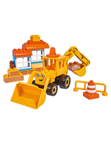 Klocki Bob Budowniczy Koparka 40 elem Big