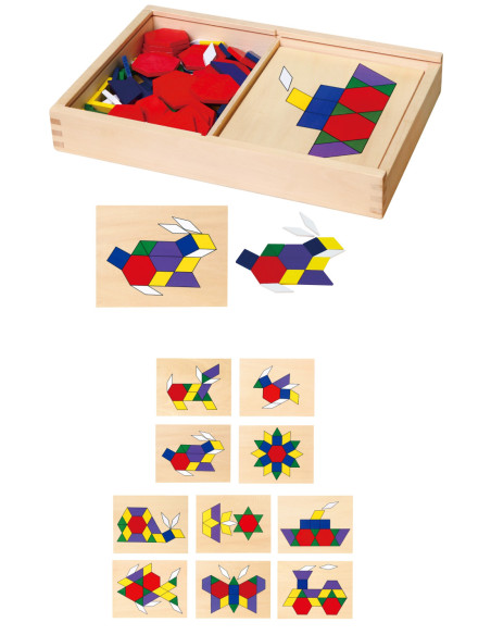 Viga Toys układanka Mozaika geometryczna