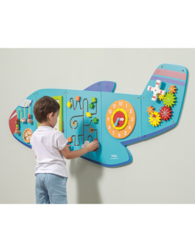 Viga Toys Sensoryczna Tablica Manipulacyjna Samolot