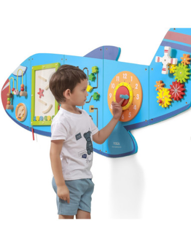 Viga Toys Sensoryczna Tablica Manipulacyjna Samolot