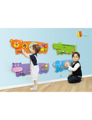 Sensoryczna tablica Manipulacyjna Viga Toys Krokodyl