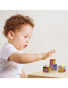 Drewniana układanka Farma Puzzle Viga Toys 4 klocki 2