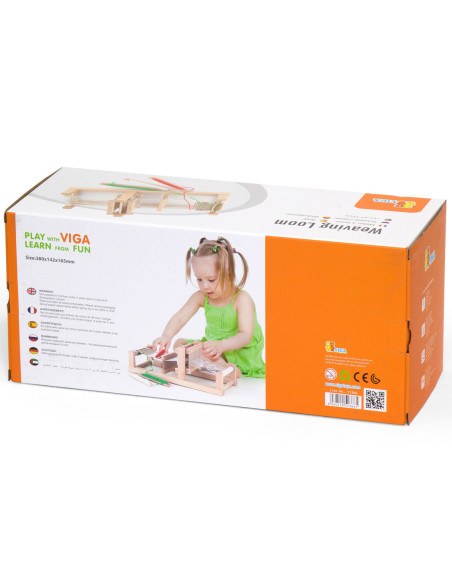 Drewniany Zestaw do tkania Viga Toys