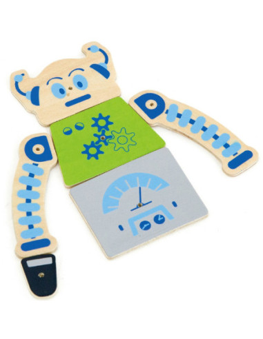 Drewniana Przybijanka Roboty 45 elementów Viga Toys