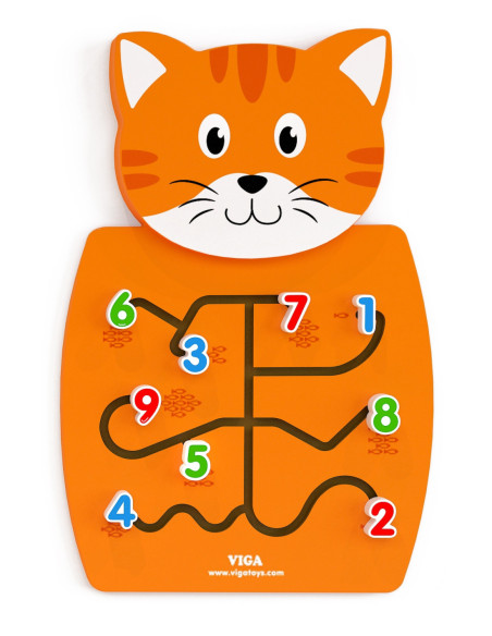 Drewniana Gra manipulacyjna Kotek Viga Toys