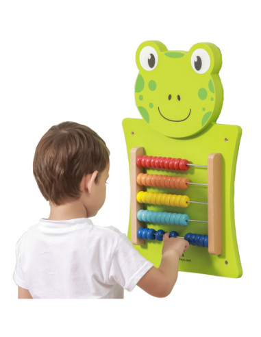 Drewniane Liczydło edukacyjne Żabka Viga Toys
