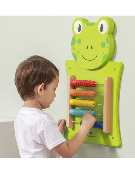 Drewniane Liczydło edukacyjne Żabka Viga Toys