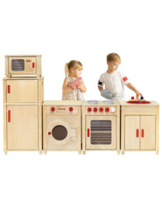 VIGA Wooden Huge Natural Kitchen Set FSC Certified