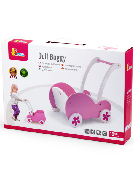 Drewniany wózek dla lalek Viga