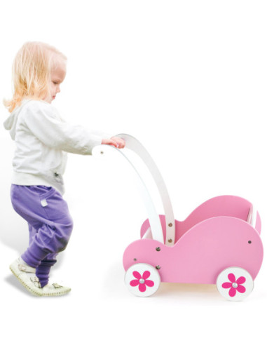 Drewniany wózek dla lalek Viga