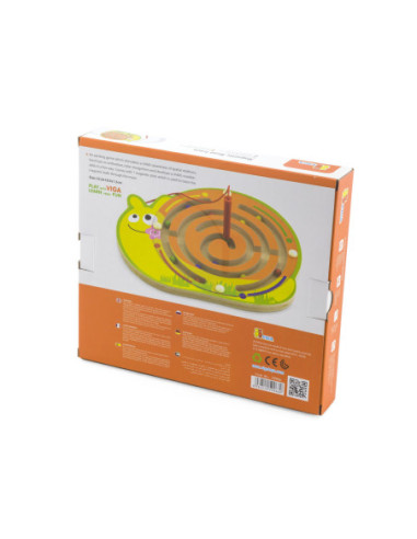 Viga Labirynt Magnetyczny Drewniana gra Śimak