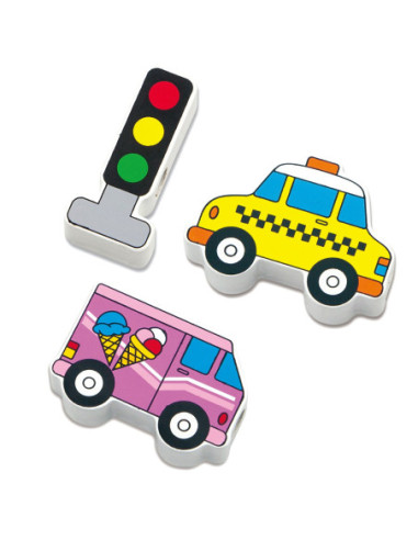 Viga Drewniana przeplatanka Samochody