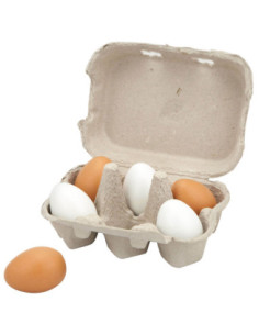 Viga Drewniane Jajka w wytłoczce