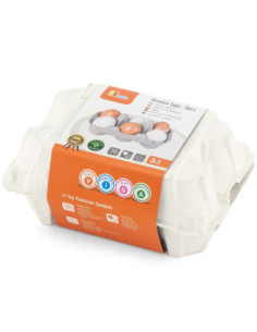 Viga Drewniane Jajka w wytłoczce 2