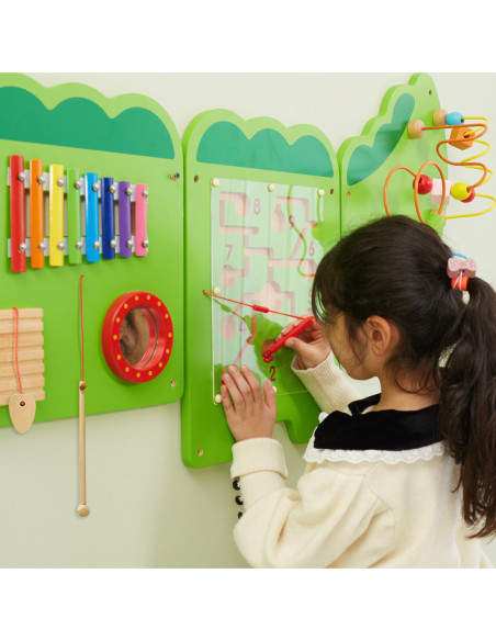 Viga Tablica Sensoryczna Manipulacyjna Edukacyjna Krokodyl