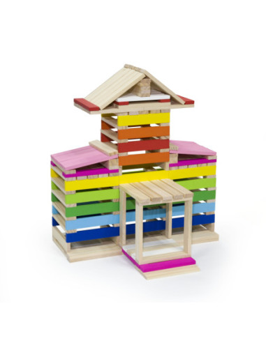 Viga Drewniane Klocki konstrukcyjne Budynki