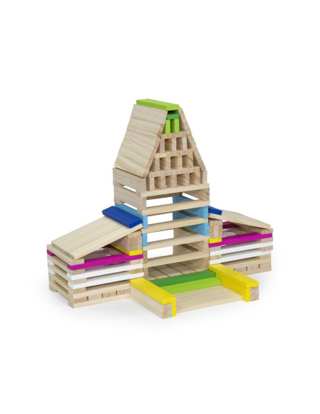 Viga Drewniane Klocki konstrukcyjne Budynki